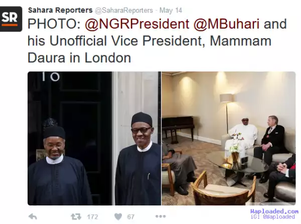 SaharaReporters In New Post Refered To Pres. Buhari